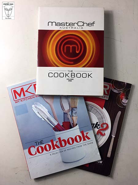 Collection Of MasterChef Book and MKR Magazines